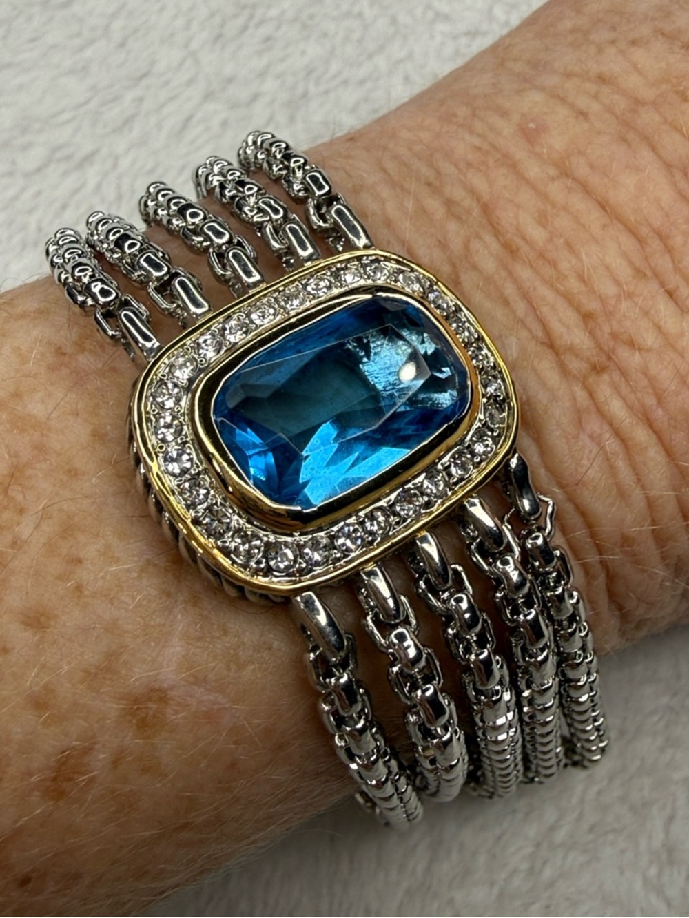 15ct Swarovski 5 link bracelet
